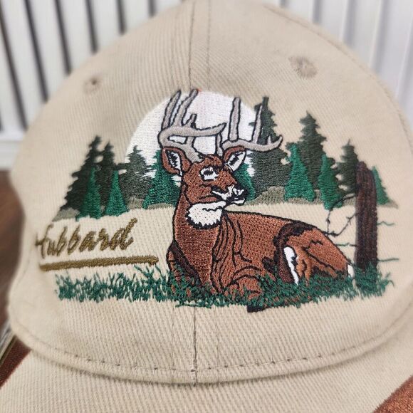 VTG K-Products Dakota Grain Co. Hubbard Embroidered Buck Wildlife Hat Strapback - Picture 3 of 10